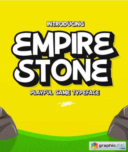 Empire Stone - Playful Game Typeface