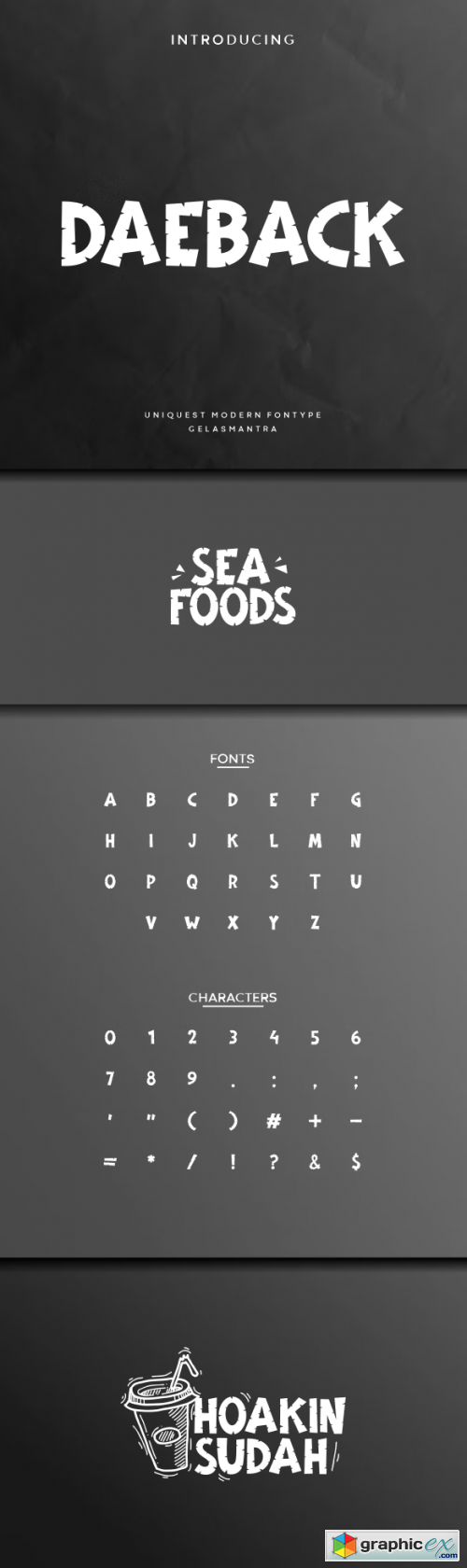 Daeback Font