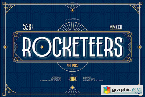 Rocketeers - Art Deco Type