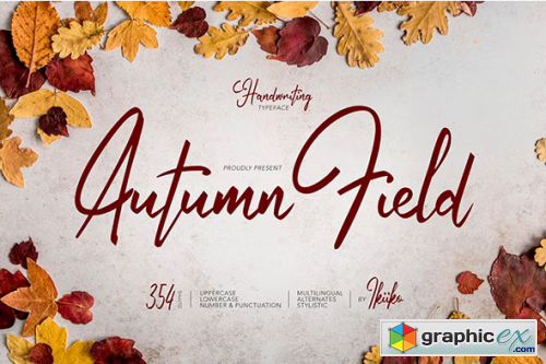 Autumn Field - Handwriting Type