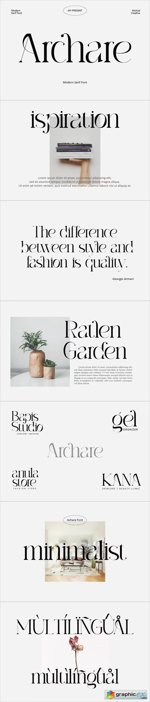 Archare - Modern Serif Typeface