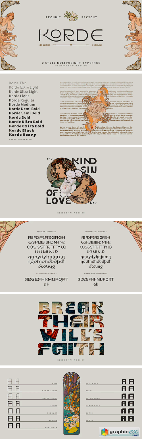 Korde Font Family