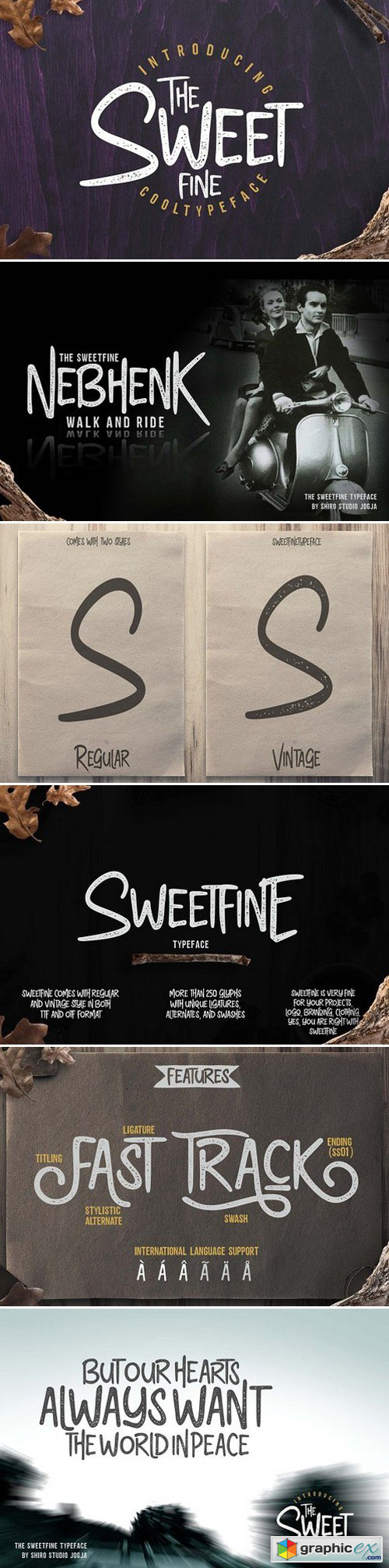 Sweetfine Display Fonts