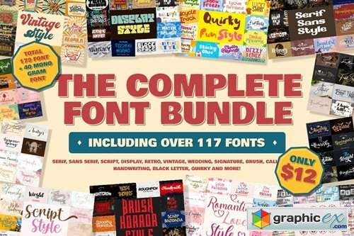 The Complete Font Bundle