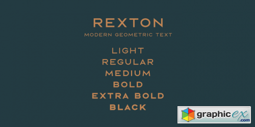 Rexton Font Family