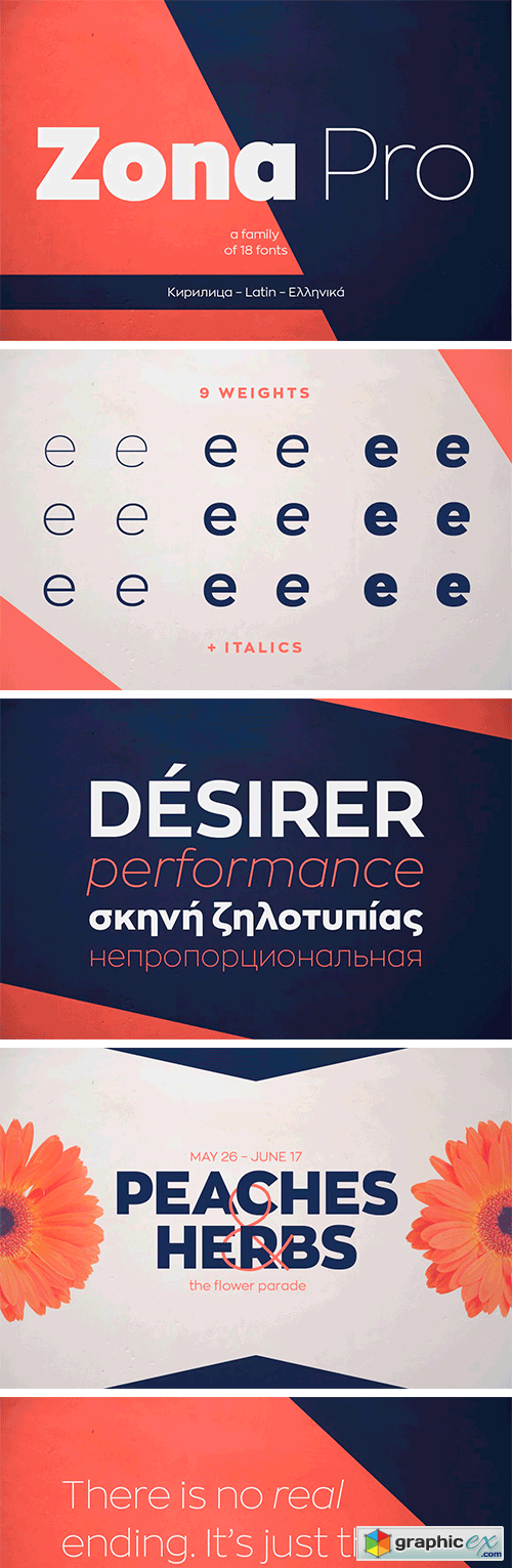 Zona Pro Font Family (Updated)