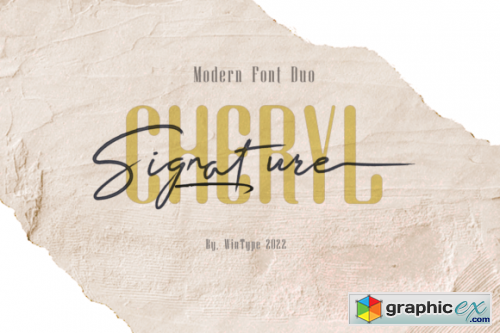 Cheryl - Modern Font Dou
