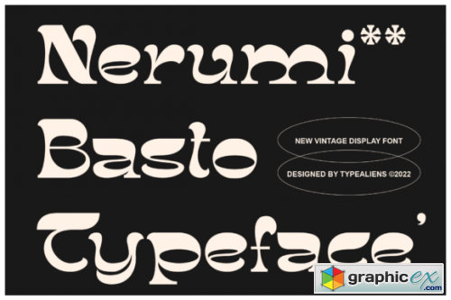 Nerumi Basto Font