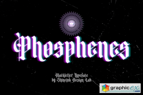 Phosphenes Font