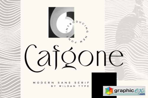 Cafgone Font