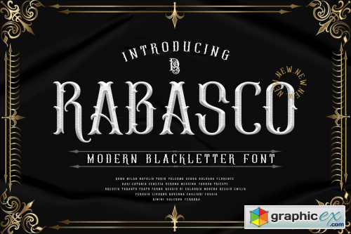  Rabasco Font 