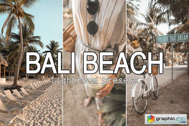 10 Bali Beach Lightroom, Desktop and Mobile presets