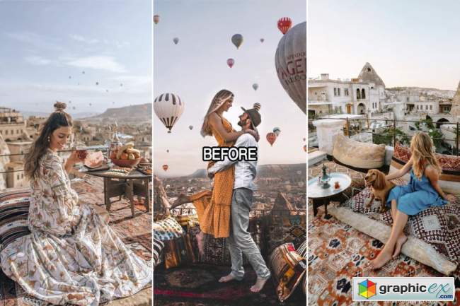 5 Cappadocia Desktop and Mobile Lightroom presets
