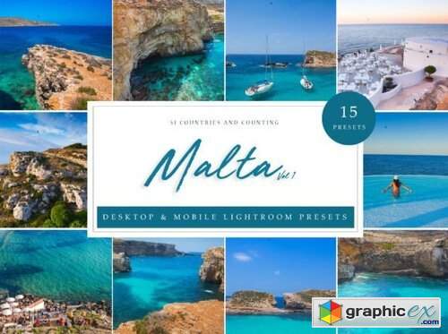  Lightroom Presets - Malta Vol1 