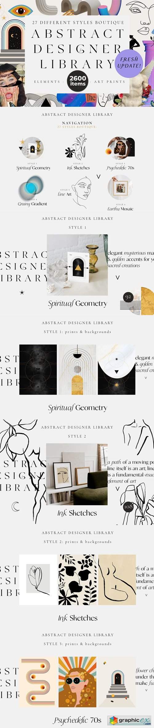 UPDATE!! ABSTRACT DESIGNER LIBRARY 