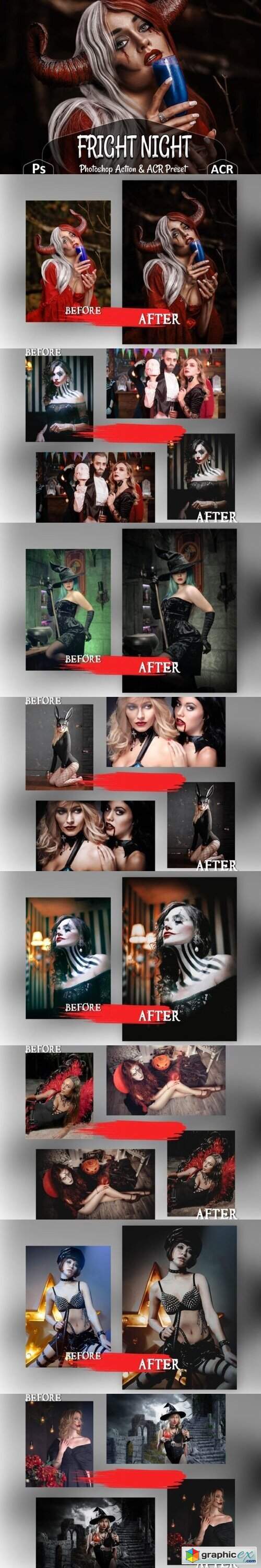  10 Fright Night Photoshop Actions 