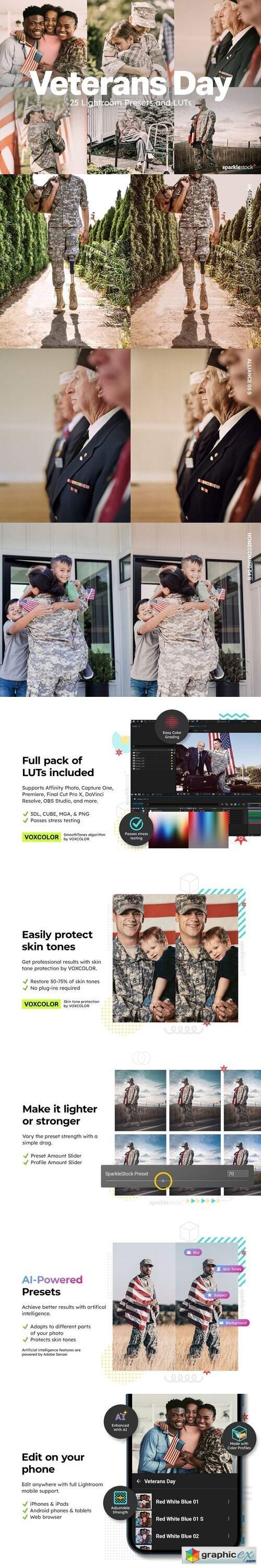 Veterans Day Lightroom Presets and LUTs 