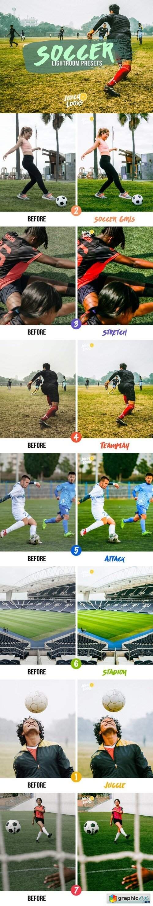 Soccer Lightroom Presets Photoshop