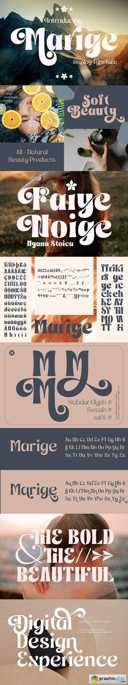 Marige - Display Typeface