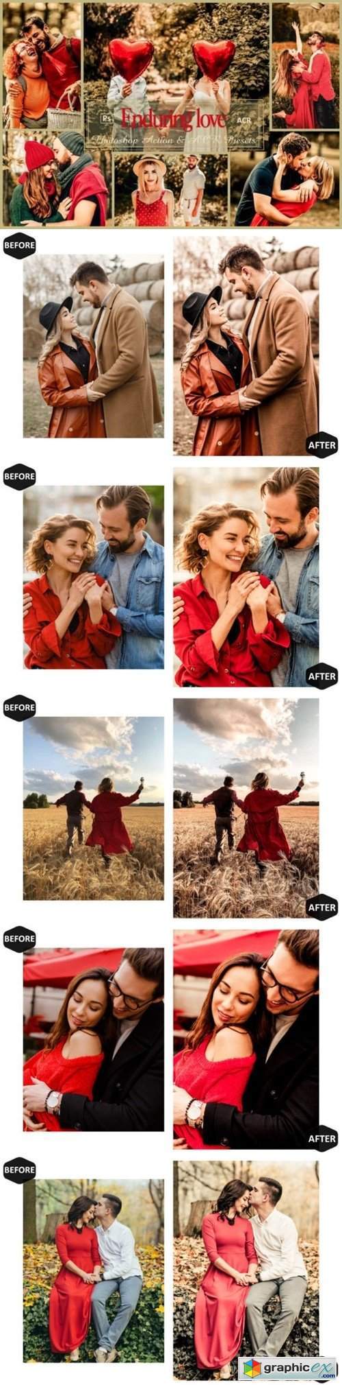 12 Enduring Love Photoshop Actions