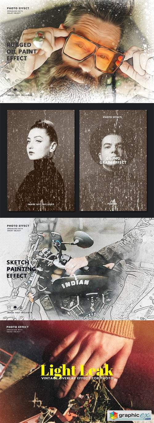 20 Awesome Photo Effects Premium Templates for Photoshop