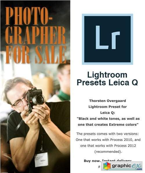 Overgaard - Leica Q2 Masterclass Presets