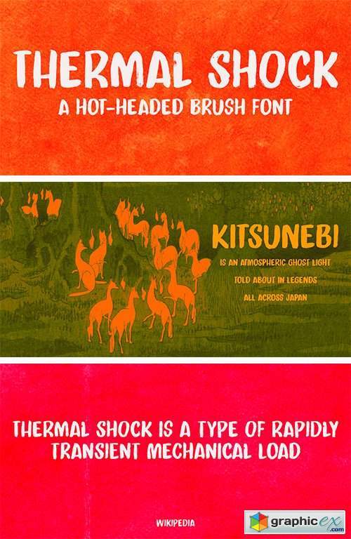 Thermal Shock Font Family