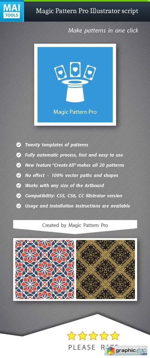 Magic Pattern Pro Illustrator script
