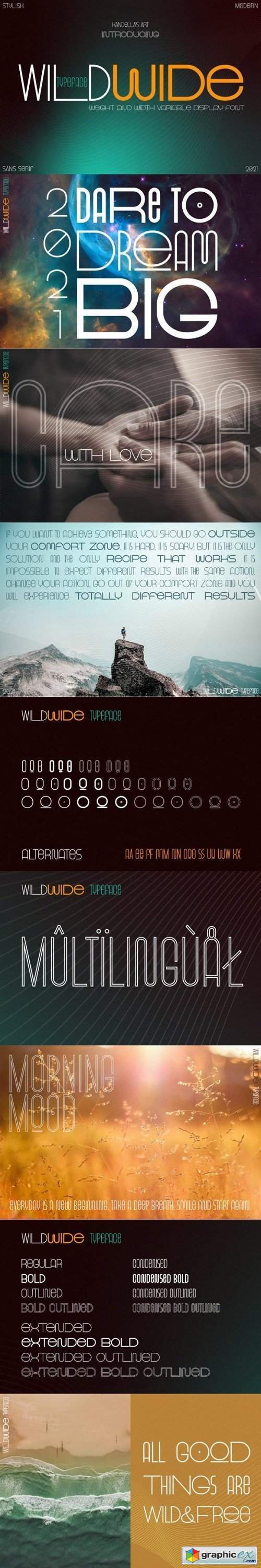 Wild Wide Font Family