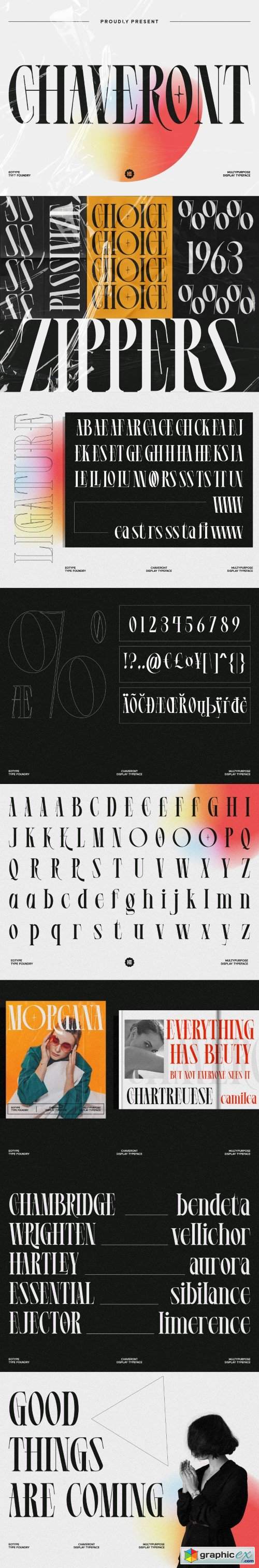 Chaveront Display Font