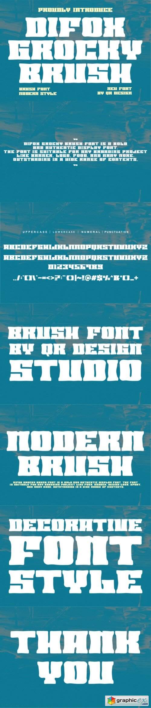Difox Grocky Brush Font