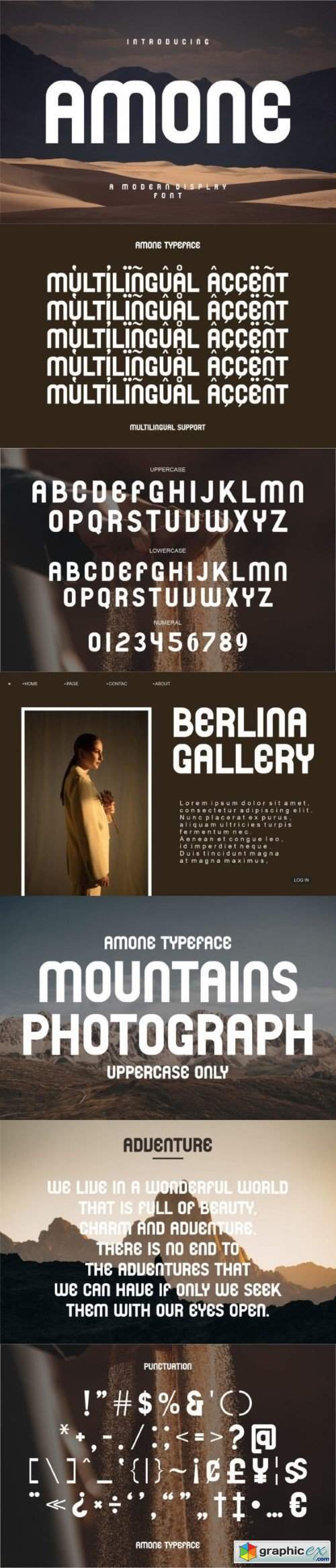 Amone Modern Display Font