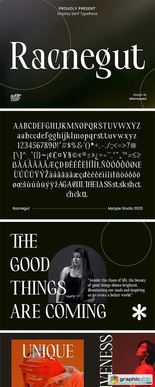 Racnegut - Display Serif Font